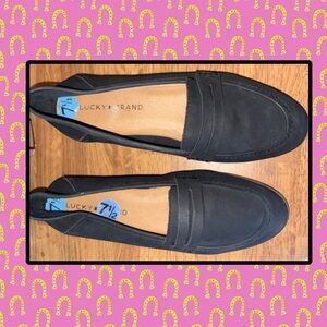 🦋🆕🦋Lucky Brand Women's Classic Black Loafers-Size 7.5